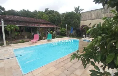 Chácara com 3 suíte, piscina, área gourmet, à venda, 1826 m² por r$ 800.000 - condado de maricá - maricá/rj