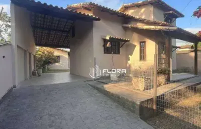 Casa com 5 dormitórios à venda, 195 m² por r$ 600.000 - flamengo - maricá/rj