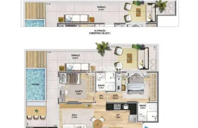 Cobertura com 2 dormitórios à venda, 92 m² por r$ 1.500.000 - camboinhas - niterói/rj
