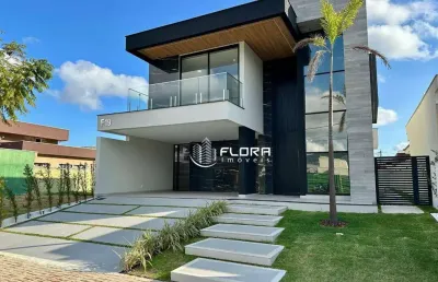 Casa alto padrão com 4 quartos à venda, 270 m² por r$ 2.100.000 - alphaville maricá 1 - maricá/rj