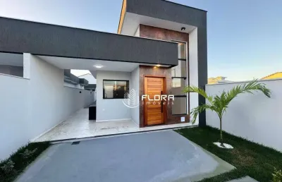 Casa com 3 quartos à venda, 100 m² por r$ 500.000 - jardim atlântico leste (itaipuaçu) - maricá/rj