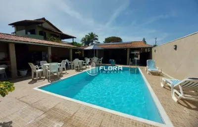 Casa porteira fechada, 5 quartos, 2 suítes, piscina , área gourmet, placa solar, com 300 m², à venda por r$ 950.000,00, cordeirinho - maricá - rj