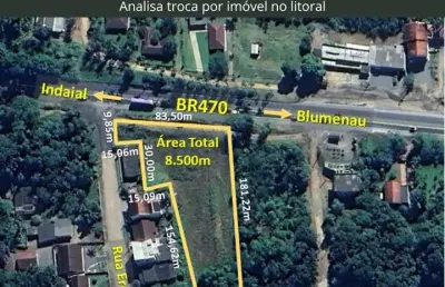 Terreno à venda no Encano do Norte, Indaial 