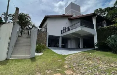 Casa em condomínio para locação em cajamar, alpes dos araçás (jordanésia), 6 dormitórios, 4 suítes, 5 banheiros, 4 vagas