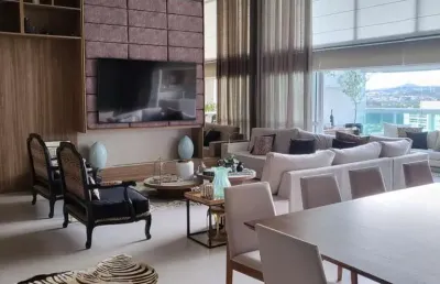 Apartamento para venda em são paulo, vila gomes, 5 dormitórios, 4 suítes, 5 banheiros, 3 vagas