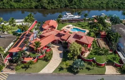 Casa em condomínio para venda em guarujá, enseada, 4 dormitórios, 4 suítes, 5 banheiros, 2 vagas