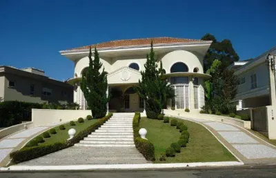 Casa em condomínio para locação em santana de parnaíba, alphaville, 6 dormitórios, 4 suítes, 5 banheiros, 4 vagas