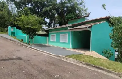 Casa em condomínio para locação em cajamar, jordanésia (jordanésia), 3 dormitórios, 1 suíte, 2 banheiros, 3 vagas