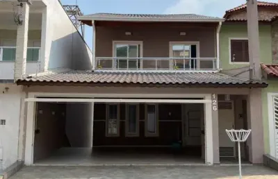 Casa para venda em cajamar, colina maria luíza (jordanésia), 3 dormitórios, 1 suíte, 4 banheiros, 2 vagas