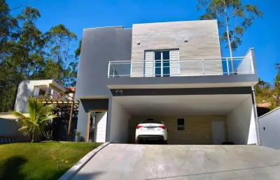 Casa em condomínio para venda em cajamar, serra dos lagos (jordanésia), 4 dormitórios, 3 suítes, 5 banheiros, 6 vagas