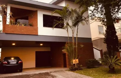 Casa em condomínio para locação em santana de parnaíba, alphaville, 4 dormitórios, 2 suítes, 3 banheiros, 6 vagas