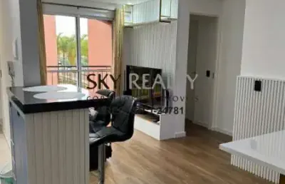 Apartamento com 2 quartos à venda na rua da chibata, 128, vila andrade, são paulo por r$ 430.000