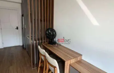 Studio mobiliado para locação r$ 2.200,00 com condomínio incluso