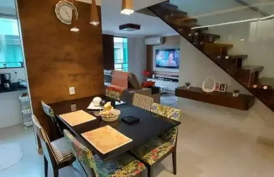 Cobertura para venda em cabo frio, braga, 3 dormitórios, 1 suíte, 3 banheiros, 1 vaga