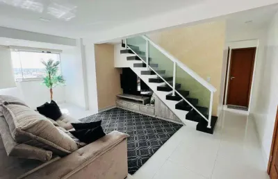 Cobertura para venda em cabo frio, centro, 3 dormitórios, 1 suíte, 3 banheiros, 2 vagas