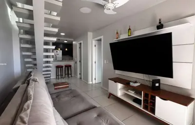 Cobertura para venda em cabo frio, centro, 3 dormitórios, 2 suítes, 3 banheiros, 2 vagas
