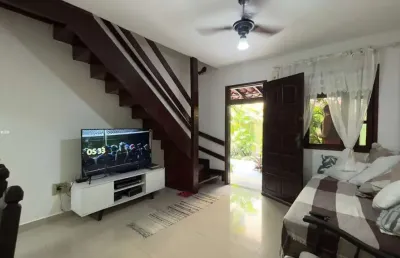 Casa em condomínio para venda em cabo frio, jardim flamboyant, 2 dormitórios, 1 suíte, 2 banheiros, 1 vaga