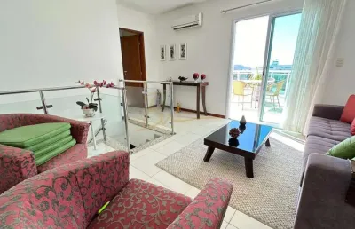 Cobertura para venda em cabo frio, centro, 3 dormitórios, 3 suítes, 4 banheiros, 1 vaga