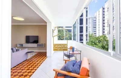 Venda ou locação de apartamento reformado de 185m² no itaim bibi
