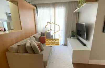Apartamento com 2 dormitórios e varanda gourmet à venda na vila gumercindo