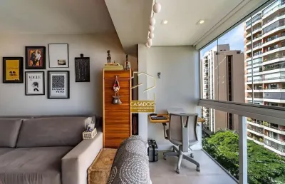 Venda ou locação venda ou locação de apartamento mobiliado de 3 quartos (2 suítes) e 2 vagas na vila nova conceição