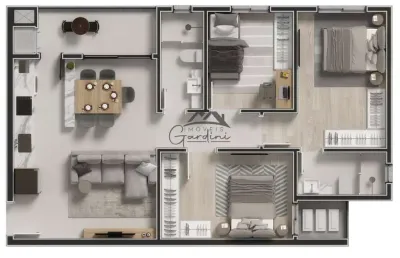 Apartamento com 3 quartos à venda na rua jovito anacleto, 60, cordeiros, itajaí por r$ 658.135