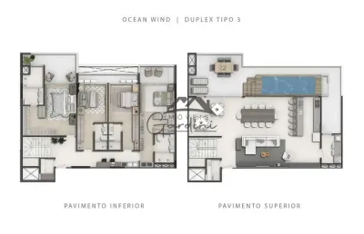 Apartamento com 3 quartos à venda na rua delfim mário pádua peixoto, 944, praia brava, itajaí por r$ 3.812.041