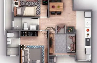 Apartamento com 2 quartos à venda na avenida josé eugênio muller, 82, vila operária, itajaí por r$ 652.300