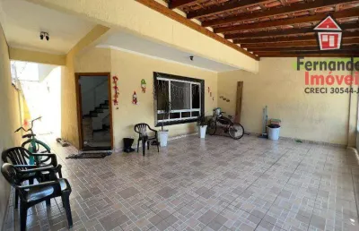 Sobrado com 3 dormitórios à venda, 126 m² por r$ 650.000,00 - guilhermina - praia grande/sp