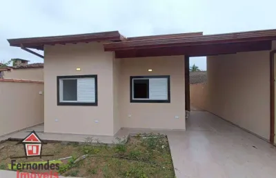 Casa nova isolada com piscina 3 quartos sendo 1 suíte  à venda, 260 m² por r$700.000 - balneário gaivota - itanhaém/sp