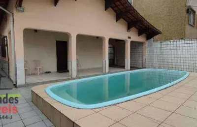 Casa isolada com piscina  4 quartos à venda, 182 m² por r$ 2.160.000  - canto do forte - praia grande/sp