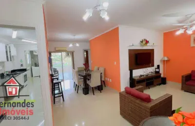 Apartamento com 2 dormitórios à venda, 102 m² por r$ 520.000,00 - tupi - praia grande/sp