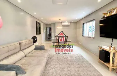 Sobrado com 3 dormitórios à venda, 219 m² por r$ 1.100.000,00 - canto do forte - praia grande/sp