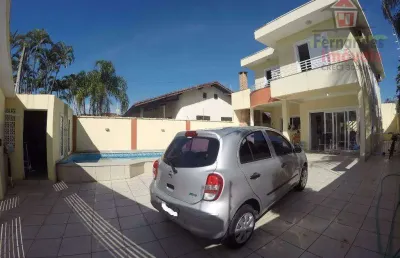 Sobrado com piscina  4 dormitórios à venda, 165 m² por r$ 1.500.000  solemar  praia grande sp