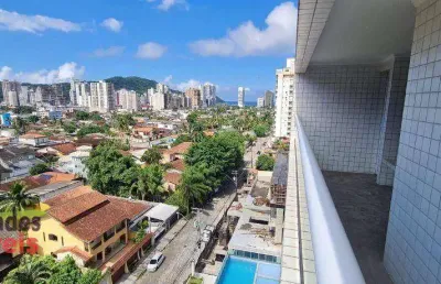 Apartamento chave na mão frente rua, parcelamento direto com 2 suítes e 2 vagas,  à venda, 81 m² por r$ 759.000  canto do forte  praia grande sp