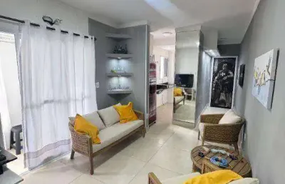 Apartamento com 1 dormitório à venda, 53 m² por r$ 400.000,00 - vila guilhermina - praia grande/sp