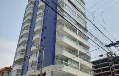 Apartamento novo 250 metros da praia com 2 dormitórios à venda, 72 m² por r$ 400.000  aviação  praia grande sp
