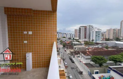 Apartamento novo  com clube de lazer 2 dormitórios à venda, 60 m² por r$ 460.000  boqueirão  praia grande sp