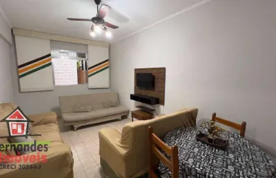 Apartamento mobiliado uma quadra e meia da praia com 1 dormitório  aluguel definitivo pacote 65 m² por r$ 2.100 mês  canto do forte  praia grande sp