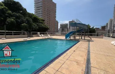 Apartamento porteira fechada com 1 dormitório e lazer completo à venda, 51 m² por r$ 250.000 aviação praia grande sp