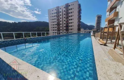 Apartamento novo com 2 qurtos sendo 1 suíte  à venda, 66 m² por r$ 450.000  boqueirão  praia grande sp