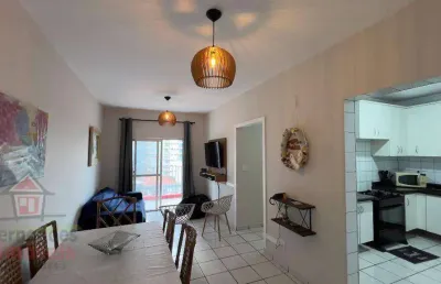 Apartamento vista mar mobiliado  com 2 dormitórios sendo 1 suíte aluguel definitivo pacote 82 m² por r$ 2.900 mês  aviação  praia grande sp