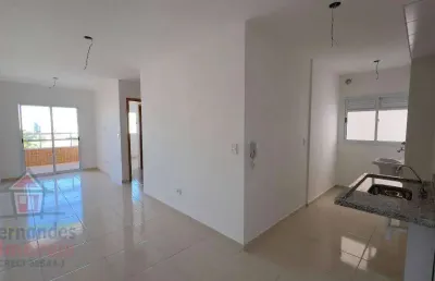 Apartamento novo frente rua com 2 dormitórios sendo 1 suíte à venda 60 m² por r$ 390.000  boqueirão  praia grande/sp