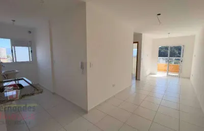 Apartamento novo com 2 dormitórios sendo 1 suíte, lazer completo à venda, 60 m² por r$ 390.000 - boqueirão - praia grande/sp