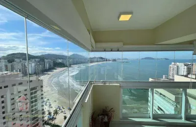 Cobertura porteira fechada  piscina 2 dormitórios à venda, 196 m² por r$ 2.450.000 - jardim las palmas - guarujá/sp