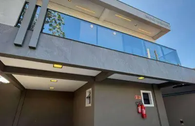Casa nova sobreposta alta com 2 dormitórios à venda, 74 m² por r$ 415.000 - mirim - praia grande/sp