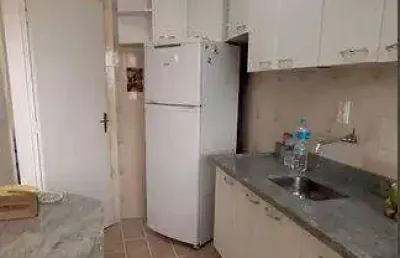 Apartamento mobiliado com 1 dormitório para alugar definitivo pacote, 51 m² por r$ 2.300 mês  boqueirão  praia grande/sp