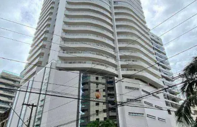 Apartamento pronto alto padrão com vista mar 3 dormitórios à venda, 129 m² por r$1.350.000,00 no parcelamento direto  canto do forte  praia grande sp