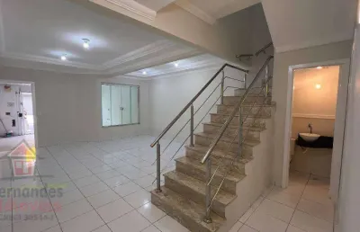 Sobrado lado praia com 4 dormitórios à venda 197 m² por r$ 950.000  canto do forte  praia grande/sp