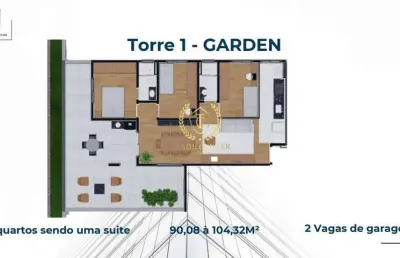 Apartamento com 3 quartos à venda na Avenida Castro Alves, --, Boneca do Iguaçu, São José dos Pinhais